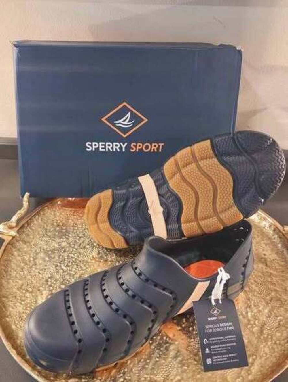 Sperry Sport Navy Water Shoes New with Box. Women's 11/Men's 9